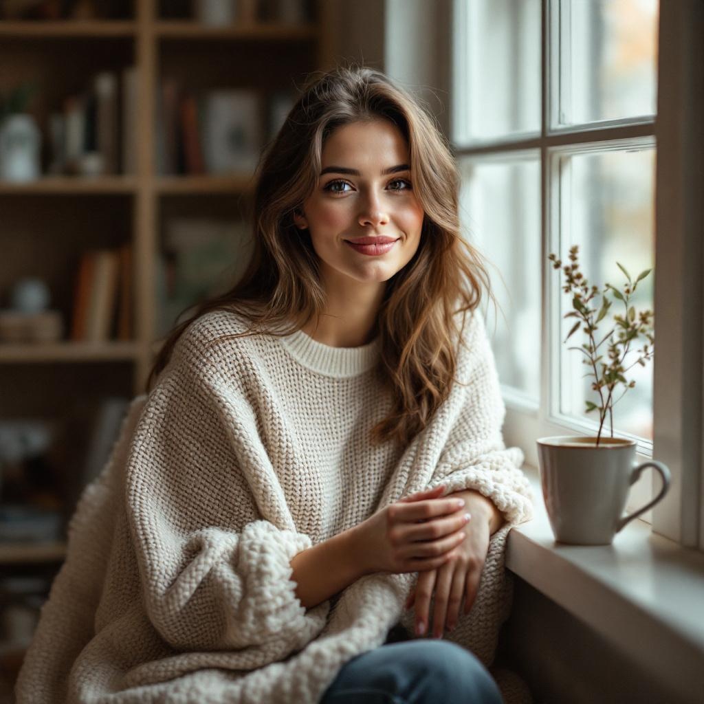 Cozy Indoor Portrait