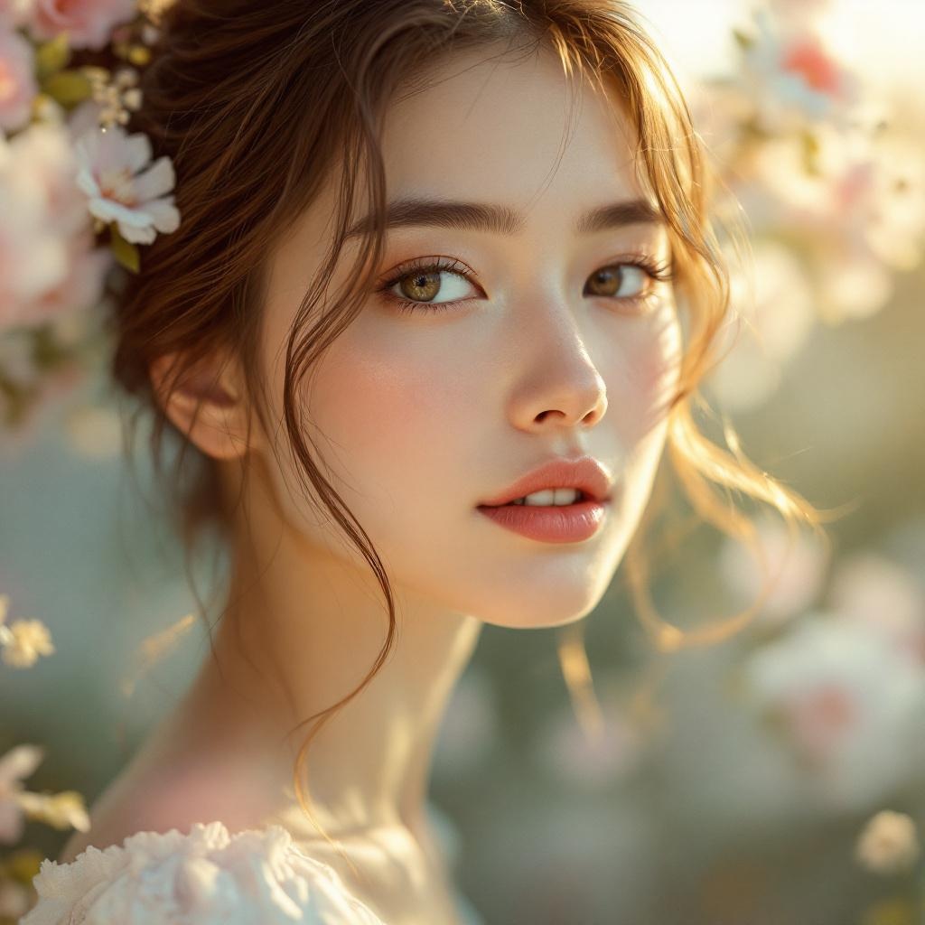 Soft Pastel Aesthetic Portrait